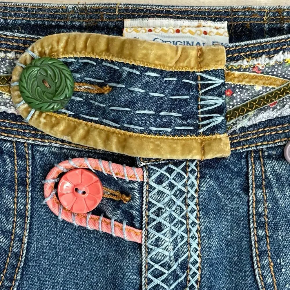 Vintage Carol Anderson For Cabi Denim Blue Jean Mini Skirt Women’s Sz 8 See pics - Picture 4 of 10